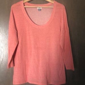 OLD NAVY - salmon long sleeve